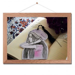 فاصل كتاب - فتاة 2