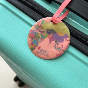 Luggage Tag - Map - بطاقة تعريف الحقيبة