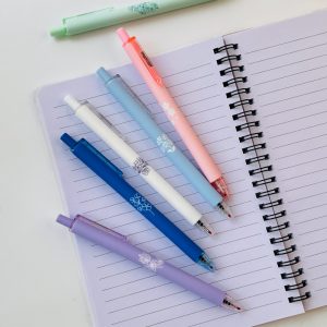 6 pcs floral gel pen - اقلام حبر (Copy)