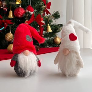 Christmas- valentines day Gnome -  زينة عيد الميلاد وهدية العشاق جنوم قلب