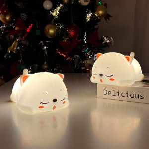 اضاءة القطة الكسولة  - Lazy cat silicone Ligh