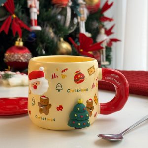 كوب كريسماس مع قطع ممغنطة - Cute christmas mug