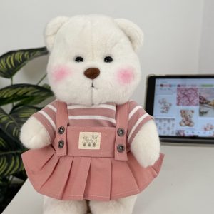 دبدوب باطراف متحركة وجودة عالية - Rosy stripes teddy
